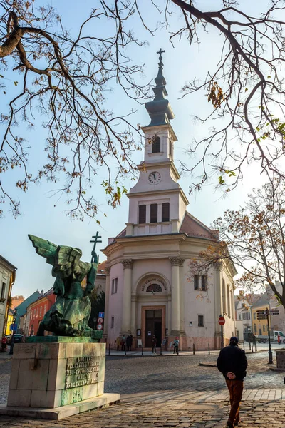 Budapest, Hungría - 11.11.2018: Iglesia Luterana de Buda en Budapest —  Fotos de Stock