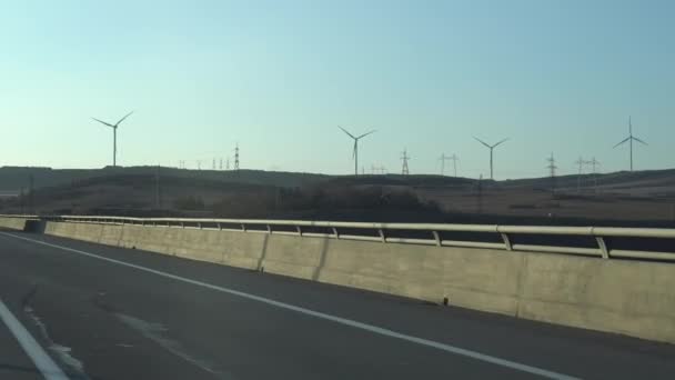 Conducir Coche Carretera Georgia Transporte — Vídeo de stock