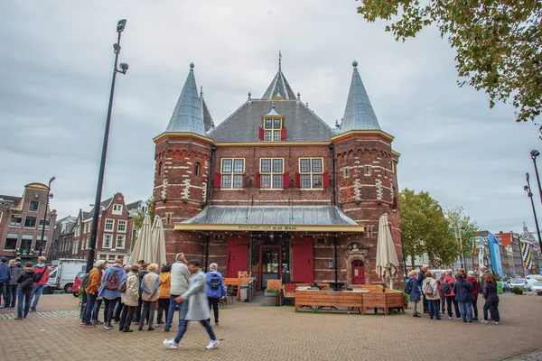 Amsterdam, Netherlands - 14.10.2019: The Amsterdam historical Wa — Stock Photo, Image