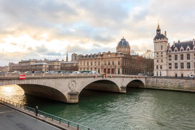 Paris, Fransa - 17.01.2019: Paris Modern Sanatlar Müzesi. Görünüm 