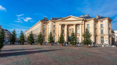 Paris, Fransa - 18.01.2019: Pantheon-Sorbonne Üniversitesi, yine 