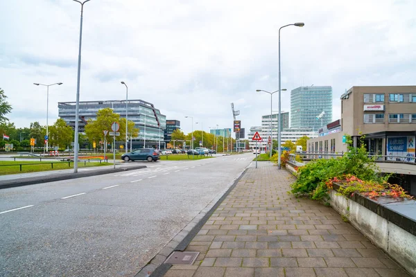 Eindhoven, Netherlands - 11.10.2019: Modern building in Eindhove — Stock Photo, Image