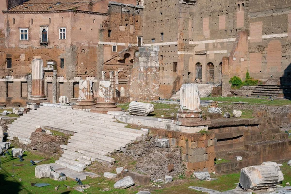 Roman forum. Imperial forum of Emperor Augustus. Rome, Italy.