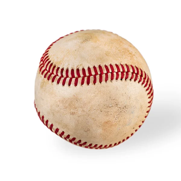 Одягнений бейсбол ізольований на білому тлі, командний спорт — стокове фото