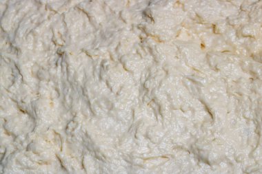 Taze hamur, yakın plan, yiyecek arka plan, doku.