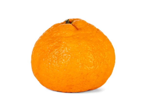 Mandarine ou mandarine sur fond blanc, fruits crus — Photo