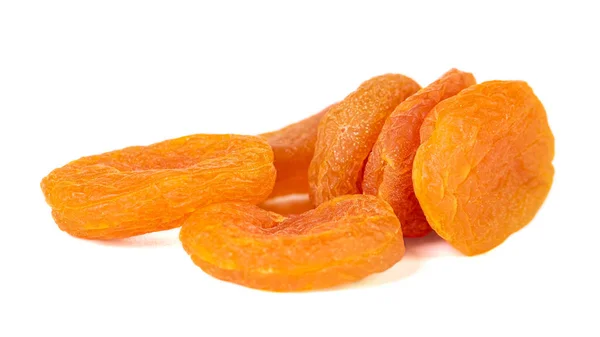 Dried apricots isolated on white background. Healthy food. — 스톡 사진