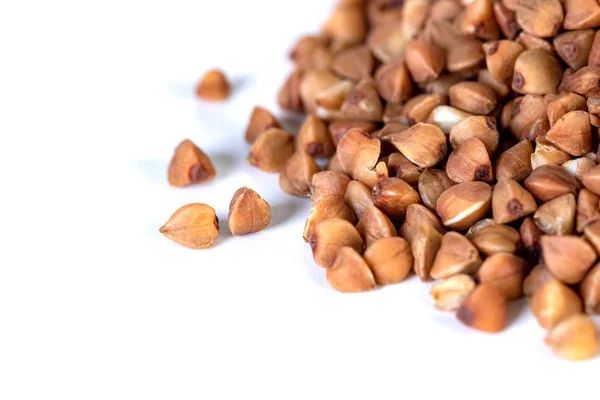 A bunch of buckwheat isolated on a white background. — Stock Photo, Image