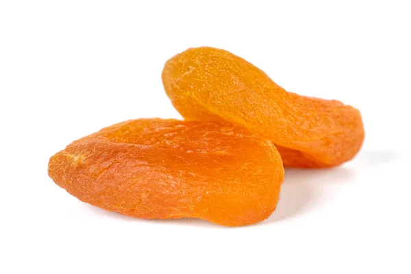 Dried apricots isolated on white background. Healthy food. — 스톡 사진