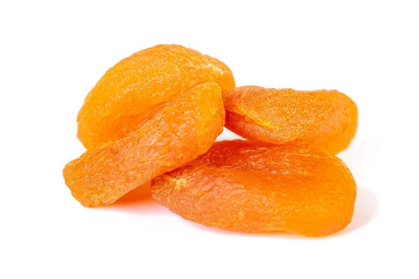 Dried apricots isolated on white background. Healthy food. — 스톡 사진