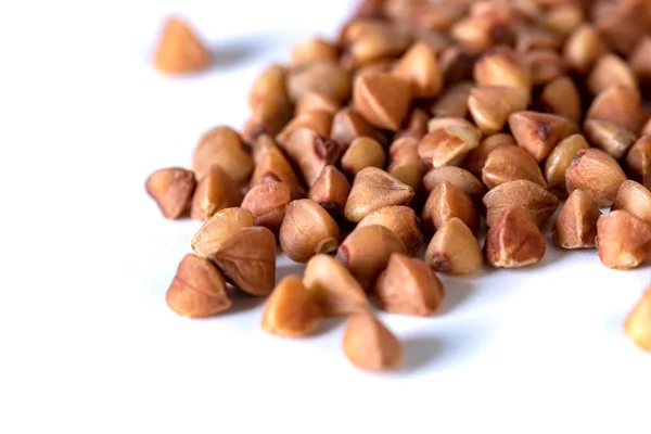 A bunch of buckwheat isolated on a white background. — Stock Photo, Image