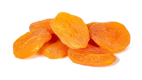 Dried apricots isolated on white background. Healthy food. — 스톡 사진