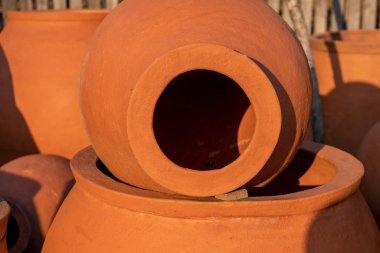 Gürcü geleneksel testi kvevri şarap açık