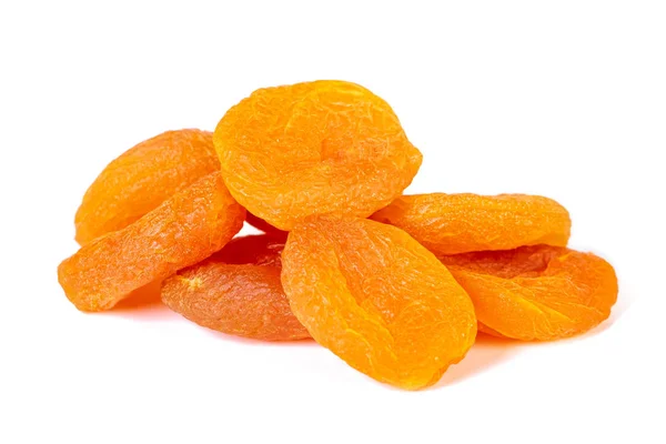 Dried apricots isolated on white background. Healthy food. — 스톡 사진