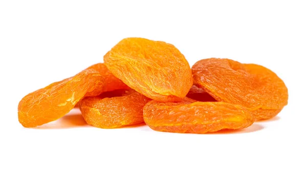 Dried apricots isolated on white background. Healthy food. — Stock Photo, Image