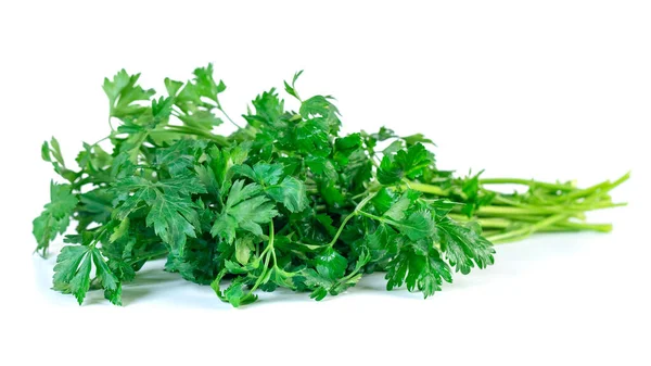 Fresh parsley isolated on a white background, vegetable. — 스톡 사진
