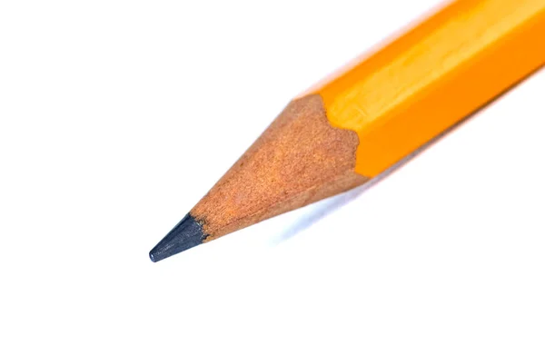 Олівець ізольований на чисто білому тлі. Живопис . — стокове фото