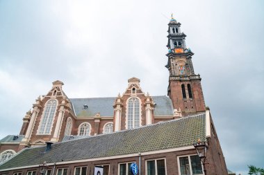 The bell tower of the Western Church, in Dutch Westerkerk in Amsterdam