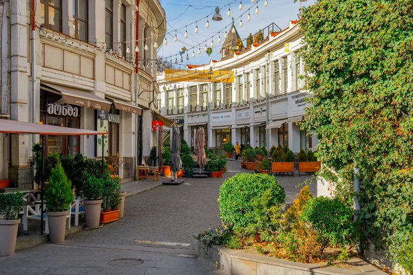 Tiflis, Georgia 22 enero 2020 - Famosa calle Shardeni en Tiflis — Foto de Stock