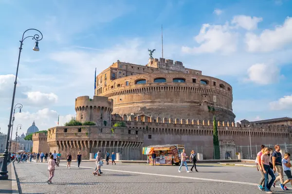 Roma, Italia 28 ottobre 2019 - Castel Sant'Angelo a Roma — Foto Stock