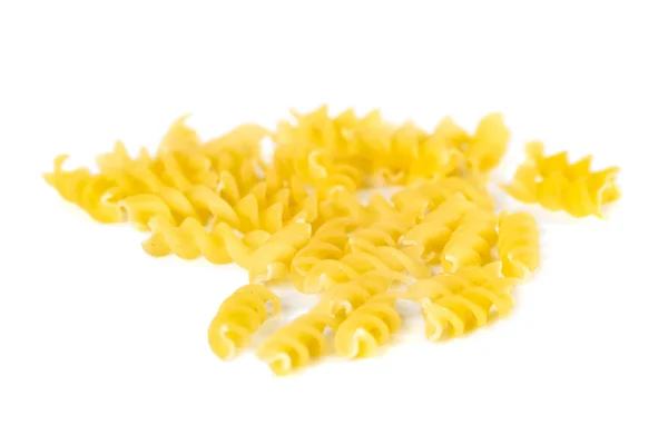 Groep van macaroni pasta op witte achtergrond — Stockfoto