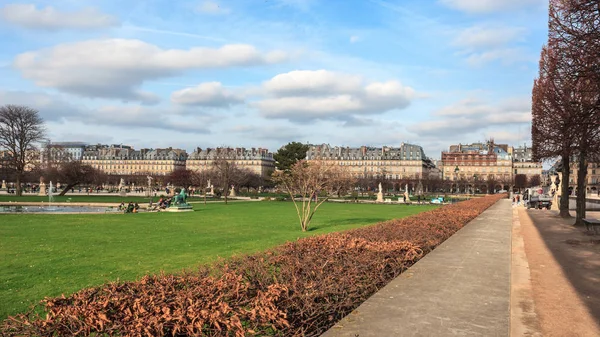 París Francia Enero 2019 Jardín Des Tuileries Jardín Las Tuileries —  Fotos de Stock