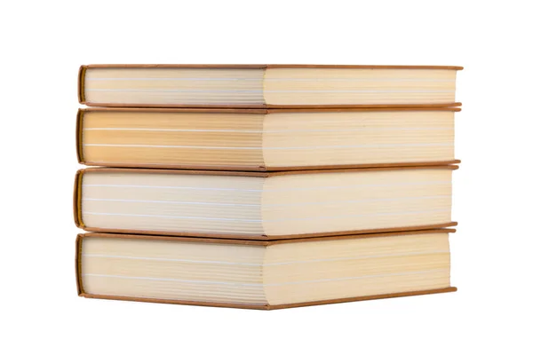 stock image Stack of books isolated on a white background. Education