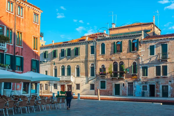 Arquitectura Histórica Calles Estrechas Venecia Italia — Foto de Stock