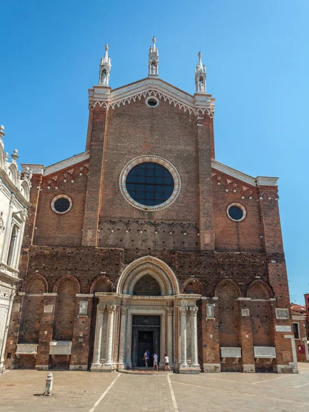 Santa Maria Gloriosa Dei Frari Benátkách Itálie Náboženská — Stock fotografie