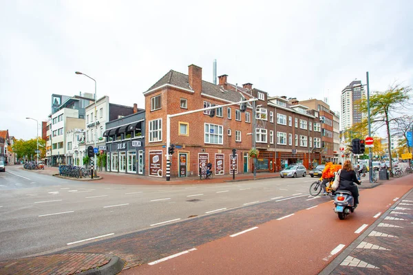 Amsterdam Paesi Bassi Ottobre 2019 Edifici Tipici Colorati Amsterdam Viaggi — Foto Stock