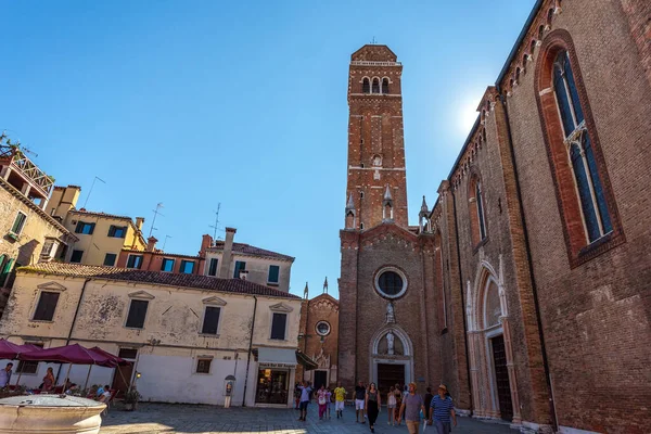 Benátky Itálie Srpna 2018 Basilica Santa Maria Gloriosa Dei Frari — Stock fotografie