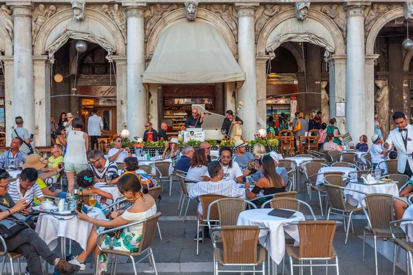 Venice Italy August 2018 Caffee San Marco Square Travel — Stock Photo, Image