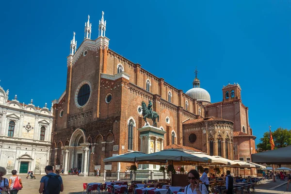 Benátky Itálie Srpna 2018 Basilica San Giovanni Paolo Historická Architektura — Stock fotografie