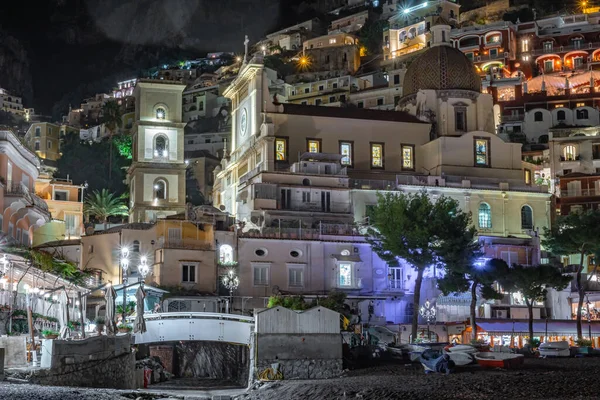 Roma Itália Novembro 2019 Casas Coloridas Positano Longo Costa Amalfi — Fotografia de Stock