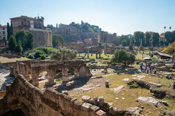 Roma Italia Octubre 2019 Foro Del César Arquitectura Punto Referencia — Foto de Stock