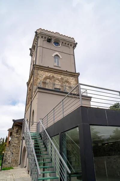 Old Clock Tower Poti Niko Nikoladze Tower Georgia Travel — Stock Photo, Image