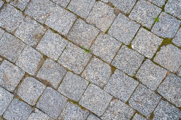 Stone Block Naadloze Textuur Weg Naar Voetgangers Straat — Stockfoto