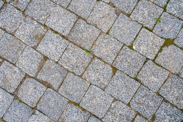 Stone Block Seamless Texture, The road to pedestrians. Street