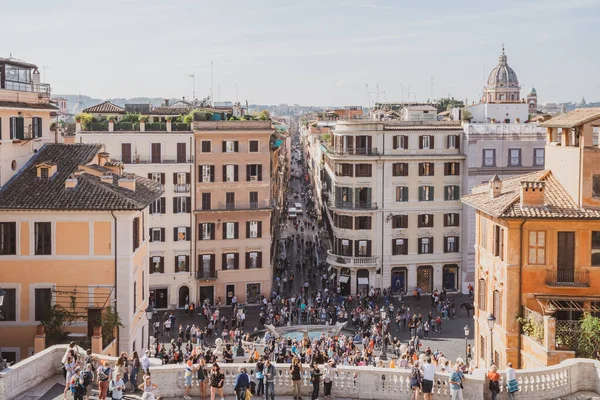 Rome Italy October 2019 Spanish Steps Square Spain Piazza Spagna — Stock Photo, Image