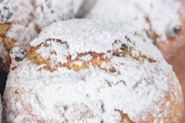 Ev yapımı Paskalya pastası, paska, makro fotoğraf, stüdyo, yemek.