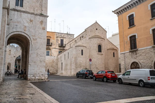 Bari Włochy Listopad 2019 Słynny Kościół Mikołaja Bari Włochy Religia — Zdjęcie stockowe