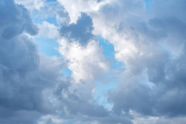 Felhők Háttérrel Napfény Felhők Hátterével Textúra — Stock Fotó