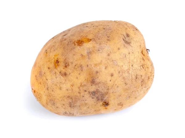 Молода Свіжа Картопля Ізольована Білому Тлі Овочевий — стокове фото