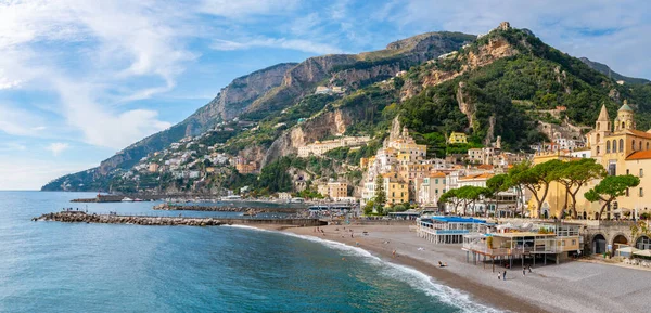 Amalfi Italia Novembre 2019 Amalfi Cityscape Sulla Costa Del Mediterraneo — Foto Stock