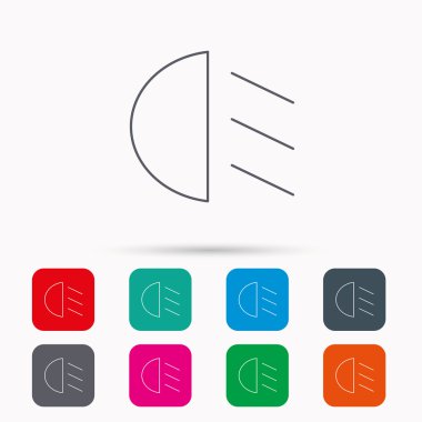 Geçen ışık kutsal kişilerin resmi. Işın işareti daldırma.