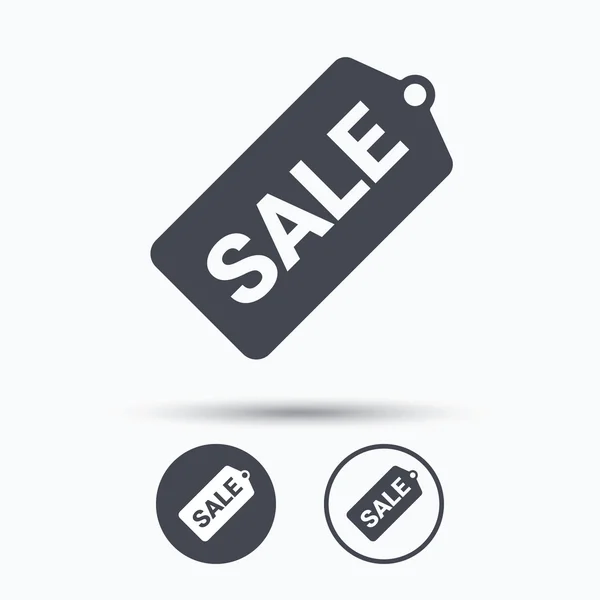 Försäljning Kupong ikon. Specialerbjudande-taggen tecken. — Stock vektor