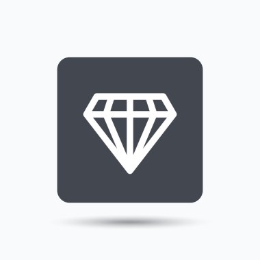 Elmas simgesi. Takı mücevher işareti.