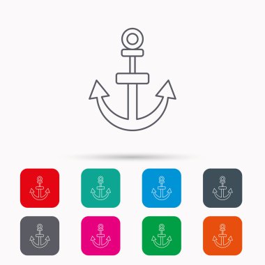 Tutturucu simgesini. Deniz hazır olun işareti. Deniz sembolü.