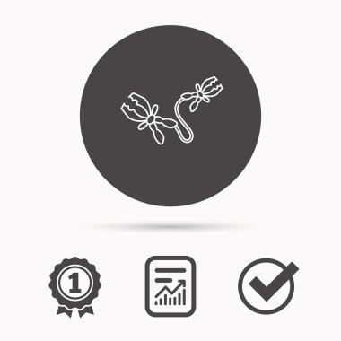 Terminal elektrik simgesi. Pilin şarj edilmesi.