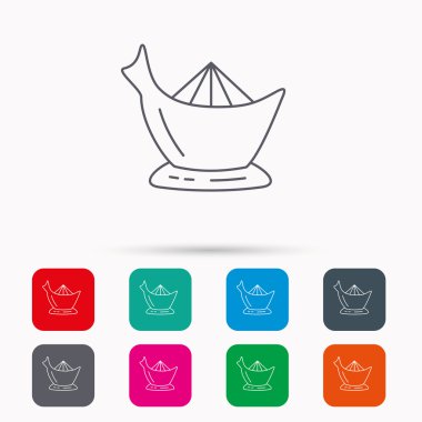 Meyve sıkacağı simgesi. Sıkacağı işareti.